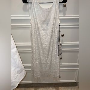 Adrianna Papell Beaded Short Dress